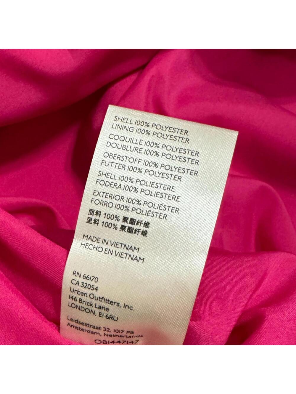 Anthropologie Maeve Hot Pink Satin Bow Mini Dress 6 Party Cocktail Barbie - Picture 9 of 9